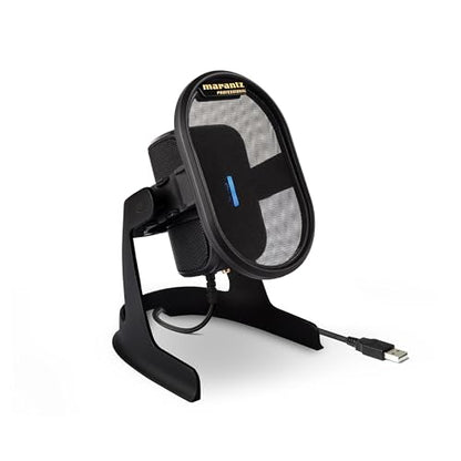 Marantz Professional Umpire USB Desktop Microphone | Includes Desktop Stand, Plug and Play USB, for PC and Mac, for Voice Chat, Content Creation, Gaming, Streaming and Podcasts - style: USB Mic w/ Desktop Stand