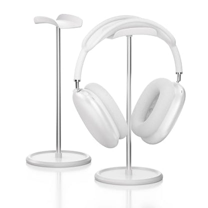 Headphone Stand【1PACK】 Headphone Holder with Storage Tray Compatible for Max Pro, Beats, Bose and Most Gaming Headphones. 【No Tools Required】 YO-2 (White)