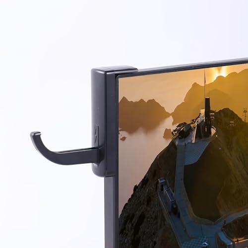 Headphone Hanger - Under Desk Mount for Computer Table, Adhesive Headphone Stand Holder for Wired & Wireless Headsets, Space-Saving Headset Hook for Gaming, Office & Home Use