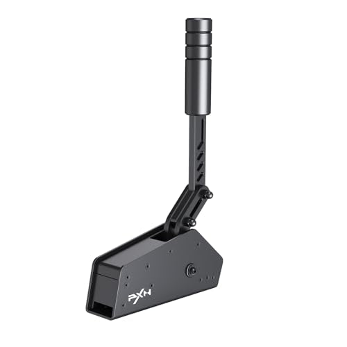 PXN HBS PC Handbrake,16Bit Hall Sensor Linear Sim Handbrake Racing Games Compatible V99 V10 V12 Logitech G25 G27 G29 G920 G923 /T500 T300 usb Handbrake （only for pc）