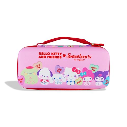 Sonix x Sanrio Carrying Case for Nintendo Switch 2, Protective Travel Case with Game Cartridge Storage | Hello Kitty and Friends x Sweethearts - color: Sanrio x Sweethearts