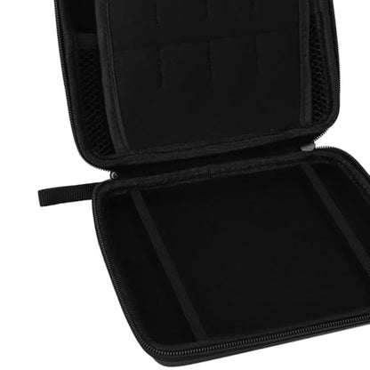 LUCKDANO Carrying Case for 2DS - Protective Hard Shell with 8 Game Card Holders - Compatible with 2DS Console Accessories Shockproof & Travel Case Portable Pouch with Wrist (#11) - color: Black