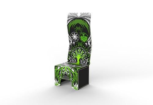 Vault- TCG/MTG 100+ Card Color Combo Deck Box (Green/White) - color: Green/White