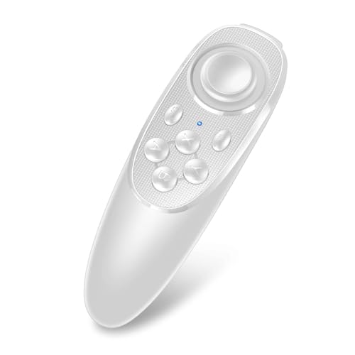VR Remote Controller for Phones Compatible with Oculus/iOS/Android, Wireless Bluetooth Joystick Remote for iPhone/iPad/Flip E-Book/PPT/Nook Page/to Control Music, Video, Games, Selfie (Upgraded)