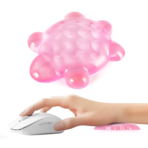 Cute Wrist Rest for Mouse-Non-Skid Backing,Wrist Rest Pad for Office Work & Gaming,Mouse Pad Keyboard Computer Elbow Support Pad Suitable for Laptops, Desks, and Office Supplies - color: Pink-turtle Shape