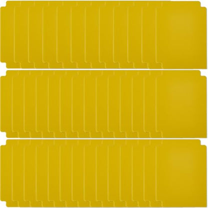 CRASPIRE Trading Card Dividers Yellow Card Separator Card Sorting Tray Plastic Card Dividers Board Game Card Separator Card Deck Box Dividers for Game Organizer Storage 40sheets 2.75 x 3.7 Inch - style: 40Pcs Yellow