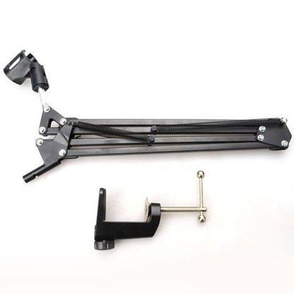 TECHTONGDA Microphone Mounting Bracket Desk Mic Arm Microphone Stand with Desk Mount Mic Suspension Boom for Live Streaming, Gaming, Podcasting, Radio