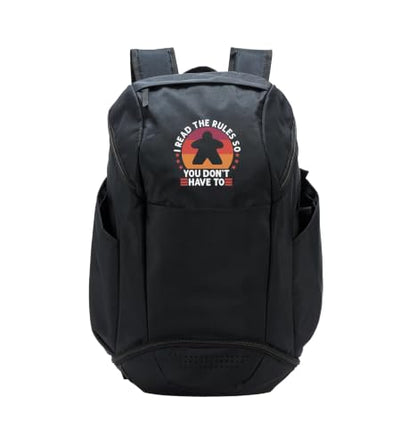Board Games Funny Game Night Men Women I Read The Rules Sport Backpack