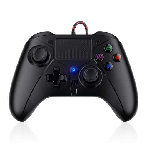 Gamrombo Wired Controller for PS5, Compatible with PlayStation 5/PS4, PC/Steam, Support Turbo, Macro, Dual Vibration, Multi-Touch Pad & 3.5mm Audio Jack [playstation_5]