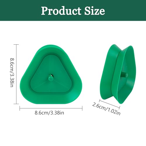 ZUFECY 4-Pack Triangular Card Holders, Small Lightweight ABS Holders for Kids and Seniors, 4 Colors with Push-Button Design for Poker Parties, School and Family Card Games