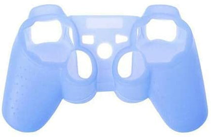 Silicone Case Soft Protective Skin Cover for PS3 Controller Gel Rubber Case Cover Replacement (Light Blue) - color: Light Blue
