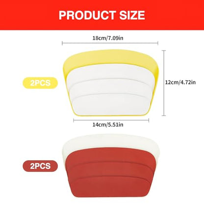 4 PCS 3 Layers Design Playing Card Holders for Adults, Cards Holder with Foldable Stand