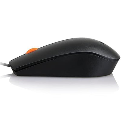 Lenovo GX30M39704 300 - Mouse - Right and Left-Handed - Wired - USB - for 320 Touch-15, 320-14, 320-17, 520-22, 520-24, 520-27, 720-18, Legion Y520-15, V110-15 Black (Pack of 2) - color: Black 300 (Pack of 2)