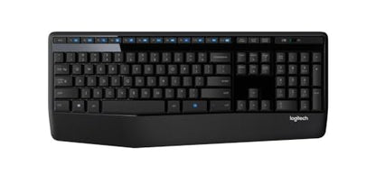 Logitech K345 Wireless Keyboard - Full-Sized Keyboard with Palm Rest, 2.4 GHz Wireless USB Receiver - for PC, Laptop - style: Keyboard