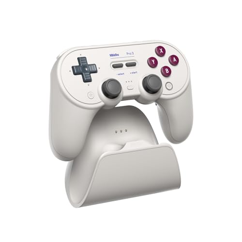 8BitDo Pro 3 Bluetooth Controller for Switch/Switch 2 – TMR Joysticks, Swappable ABXY Buttons, Pro Back Buttons, Charging Dock, Hall Effect Triggers, for Windows, Apple, SteamOS, Android - G Classic - color: G Classic