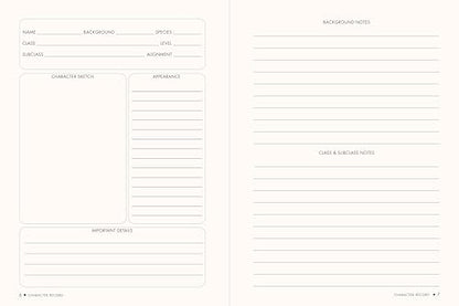 5e Compatible Campaign Journal