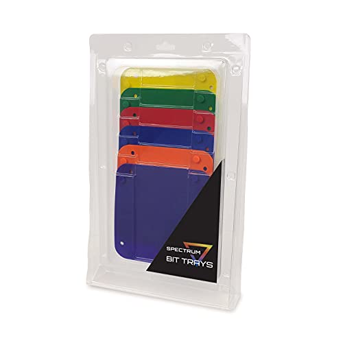 BCW Spectrum Bit Trays - 6 Foldable Silicone Trays for Board Game Storage - style: Assorted Colors