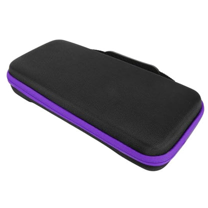 Estink Handheld Game Console Carrying Case EVA Nylon Shockproof Storage Bag 31 X 14 X 6cm for Ally 7 Inch 120Hz Gaming Handheld Travel Camping Daily Use (Purple) - color: Purple