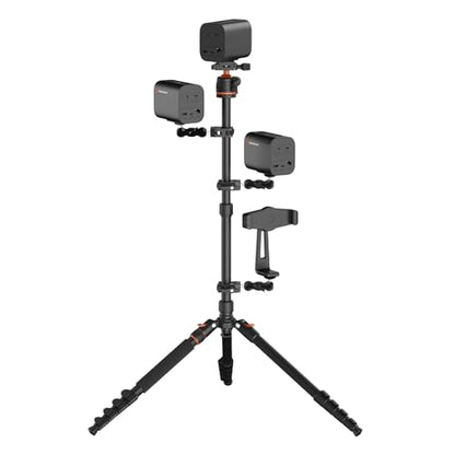 NearStream VM33 3-Pack Multi Camera Live Streaming Kit, 3 Wireless Streaming Cameras with Tripod, Super Clamps & Tablet Holder for Church, Sports, Podcasts, Interviews & Events (VM33 3-Pack Kit)