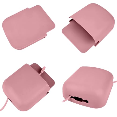 4 Pcs Remote Control Holder Wall Mount,Self Adhesive Remote Holder,Hole-Free Wall Pen Holder Storage Accessories for Home Office School (Pink/White) - color: Pink/White