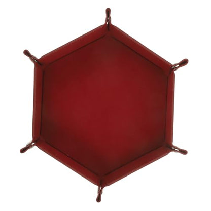 Creative Pu Dice Storage Tray Folding Dice Holder for Tabletop Games Elegant Deep Design for Home Decor and Organization