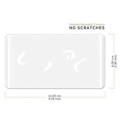 Escape Room Game Password Clue Cards Props Magic Transparent Acrylic Cards for Real Life Puzzle Game Pile Four Cards Up to Get Clues Run Away from Player Adventure Secret Room