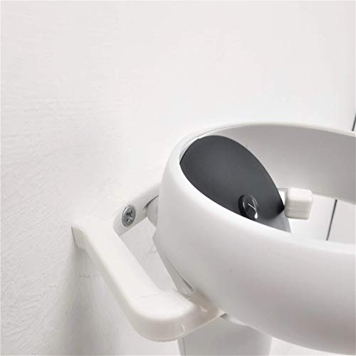 Wall Mount Wall Bracket Accessories Kit For Oculus Quest 2 : White Controller Mounts Separate Pair