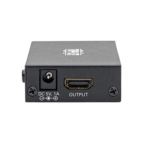 Eaton Tripp Lite 5-Port HDMI Switch with Remote, 5 in 1 Out, 4K@60Hz, Remote Control or Push Button, HDMI Splitter Adapter KVM Selector Box, Plug-and-Play, 3-Year Warranty (B119-005-UHD)