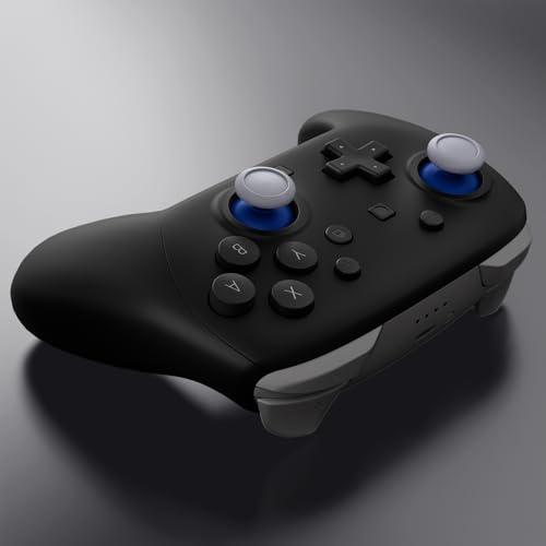 eXtremeRate Replacement 3D Joystick for Nintendo Switch 2 Pro Controller, Left Right Analog Stick Thumbsticks with Screwdriver Tools for Switch 2 Pro, Multi-Colors Options - Yale Blue & New Hope Gray - color: Yale Blue & New Hope Gray