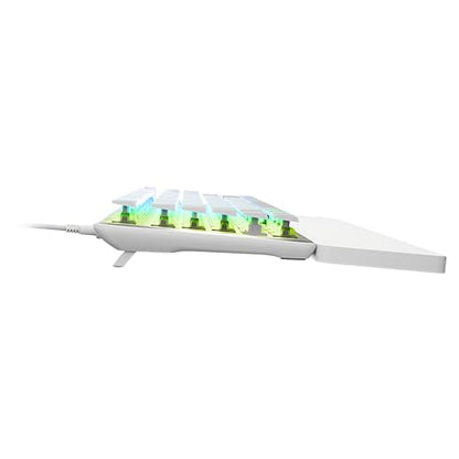 Turtle Beach Vulcan II TKL Pro Hall-Effect Mechanical RGB Gaming Keyboard | Magnetic Switches, Adjustable Actuation, Customizable RGB Keys, Rapid Trigger, Swappable Keycaps, Tenkeyless, White - color: White