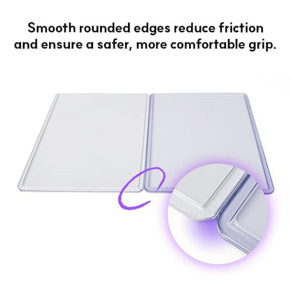 180PT Extra-Rigid Top Loaders for Cards (10 Pack) – Ultra Clear Hard Plastic Card Sleeves for Trading Cards, Collectible Cards & Sports Cards – Thick Trading Card Top Loaders & Hard Card Protectors - size: 180PT / 10 Pack
