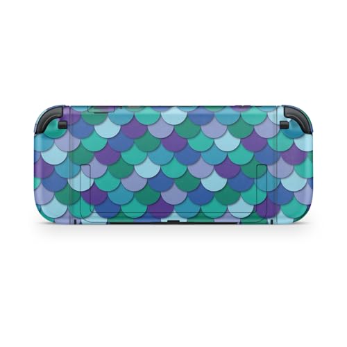 Gaming Skin Compatible with Nintendo Switch 2 Console Only - Blue Scales - Premium 3M Vinyl Protective Wrap Decal Cover - Easy to Apply | Crafted in The USA by MightySkins - color: Blue Scales, size: Switch 2 Console Skin Only, style: Matte Finish