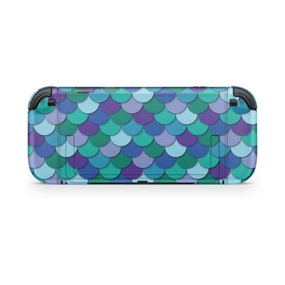 Gaming Skin Compatible with Nintendo Switch 2 Console Only - Blue Scales - Premium 3M Vinyl Protective Wrap Decal Cover - Easy to Apply | Crafted in The USA by MightySkins - color: Blue Scales, size: Switch 2 Console Skin Only, style: Matte Finish