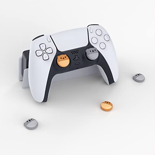 PlayVital Cute Thumb Grip Caps for ps5/ps5 Edge Controller, Joystick Caps for Switch 2 Pro/Switch Pro, Thumbstick Cover for Xbox Series X/S, Elite Series 2, Xbox One - Brown Bear & Koala - color: Brown Bear & Koala