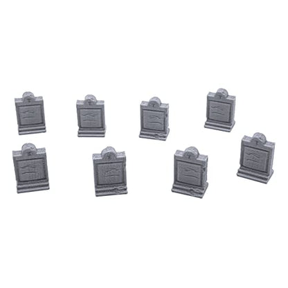 EnderToys Mausoleum Graveyard Scene - DND Terrain Scenery for Tabletop 28mm Miniatures Wargame