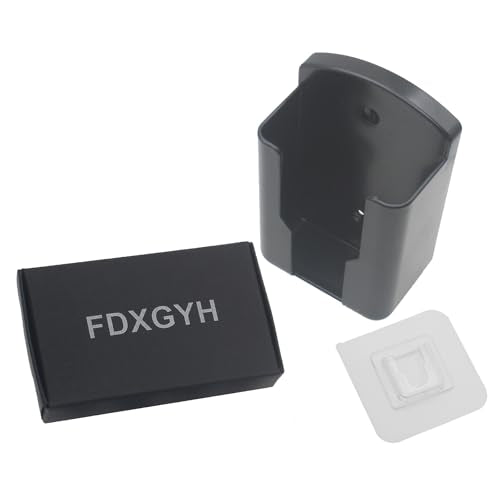 FDXGYH 2 Pcs Remote Control Rack Holder Wall-Mounted TV Remote Organizer Self Adhesive Air Conditioner Remote Holder - color: Black