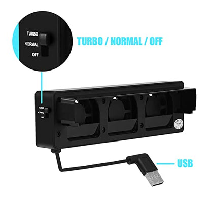 Fan Stand - USB Cooler with Efficient Heat Dissipation for Console