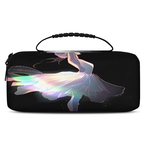 Adornori Ballet Carry Case Compatible with Nintendo Switch 2, with 20 Games Cartridges, Ballet Dancing Cute Portable Travel Carrying Case Pouch for Accessories & Games - color: Multicolor 6