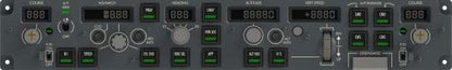 SYDYSOSO Cockpit Simulator 737X MCP Flight Simulator Mode Control Panel, Full Scale 1:1 Replica Mode Control Panel, Realistic Operation, Plug and Play, USB, Compatible With PC