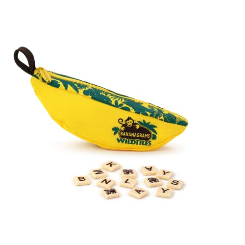Bananagrams WildTiles Vocabulary Building and Spelling Improvement Lettered Tile Game for Ages 7 and Up - style: Wild Tiles
