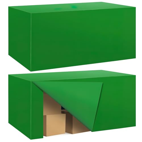Ascoza 2 Pack Fitted Tablecloth for 6 Foot Rectangle Tables 72 x 30 Inch Emerald Table Covers Water Resistant Polyester Table Cloth for Wedding, Parties,Display, Trade Show (Emerald) - color: Emerald, size: 6FT