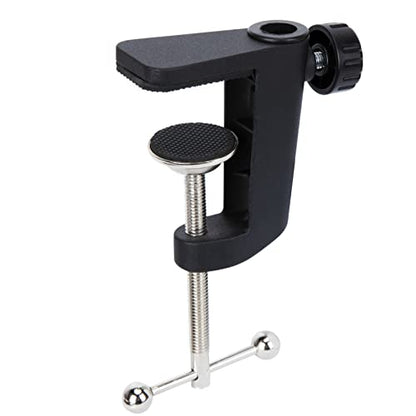 Metal Desk Clamp For Microphone Suspension Boom Scissor Arm Stand Holder with Adjustable Screw by SUNMON - color: Desk Mic Boom Arm Clamp