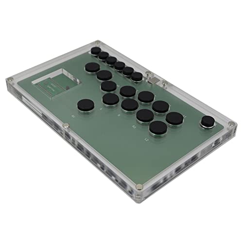 TruBoost FightBox B1-PC-W Ultra-Thin All Buttons Leverless-Style Arcade Joystick Fight Stick Game Controller For PC USB Hot-Swap Cherry MX