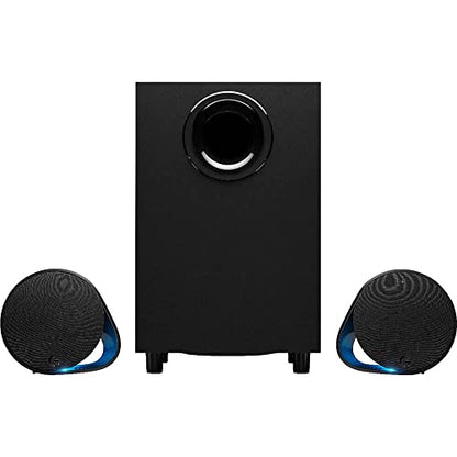 Logitech G560 PC Gaming Speaker System with 7.1 DTS X - Black | 7.1 DTS:X Ultra Surround Sound, Bluetooth, USB, Subwoofer + 2 Satellite Speakers, LIGHTSYNC RGB