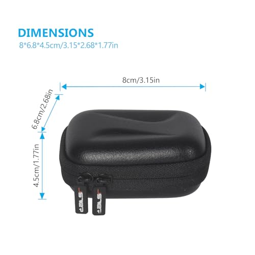 JSVER Mini Carrying Case for GoPro Hero 13/12/11/10/9/8/7/6/5/4/3, DJI Osmo Action, AKASO EK7000 / EK7000 Pro / V50 Pro/Brave 4, Campark ACT74 / ACT76, Dragon Touch Vision 3, YI Lite / 4K+ - size: Small-T2