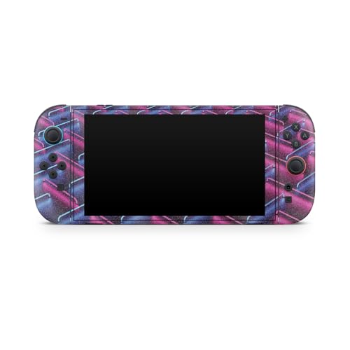 Glossy Glitter Gaming Skin Compatible with Nintendo Switch 2 Console Only - Neon Diamond - Premium 3M Vinyl Protective Wrap Decal Cover - Easy to Apply | Crafted in The USA by MightySkins - color: Neon Diamond, size: Switch 2 Console Skin Only, style: Glo