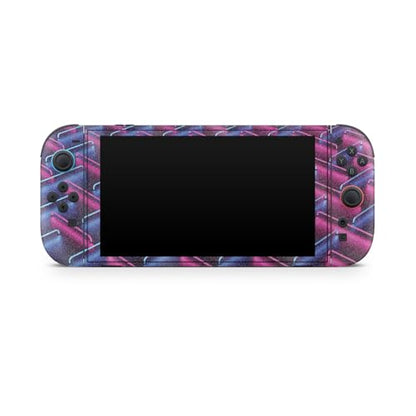 Glossy Glitter Gaming Skin Compatible with Nintendo Switch 2 Console Only - Neon Diamond - Premium 3M Vinyl Protective Wrap Decal Cover - Easy to Apply | Crafted in The USA by MightySkins - color: Neon Diamond, size: Switch 2 Console Skin Only, style: Glo