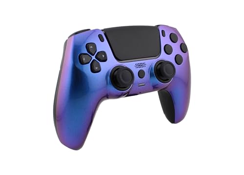Crazy Controllerz Custom Wireless Controller for PS5 with Z-Touch™ Seamless Color Shift Front Shell and Z-Grip™ Comfort Zones - Crazy Chameleon - color: CRAZY CHAMELEON