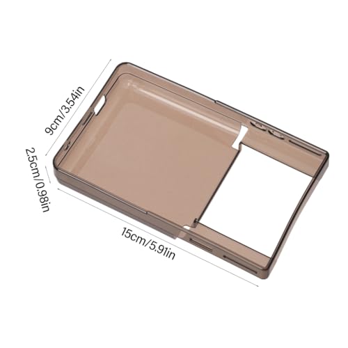 Analogue Pocket, Clear Flexible & Long Service Guard Shock Resistant Case Simple Install Protective for Analogue Pocket, 15 * 9 * 2.5cm (Black) - color: black