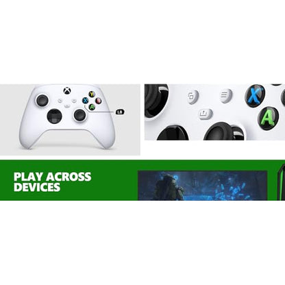Microsoft QAS-00007 Wireless Controller Robot in White 2 Pack (Renewed) - color: Robot White